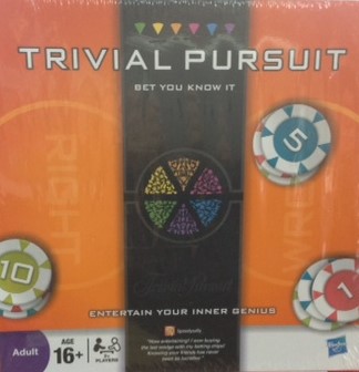 Trivial Pursuit Board Game "Bet You Know It" Edition - New