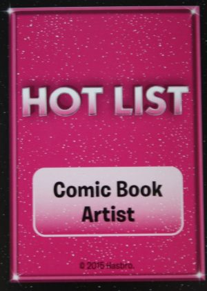 PARTS ONLY -The Game of Life "Empire" Board Game - Hot List "Comic Book Artist" Card