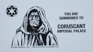 PARTS ONLY - Monopoly Star Wars Trilogy Board Game - #6 Imperial Card Only