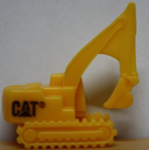 PARTS ONLY - The Game of Life "Empire" Board - (1) Plastic "CAT" Branded Dozer Token Only