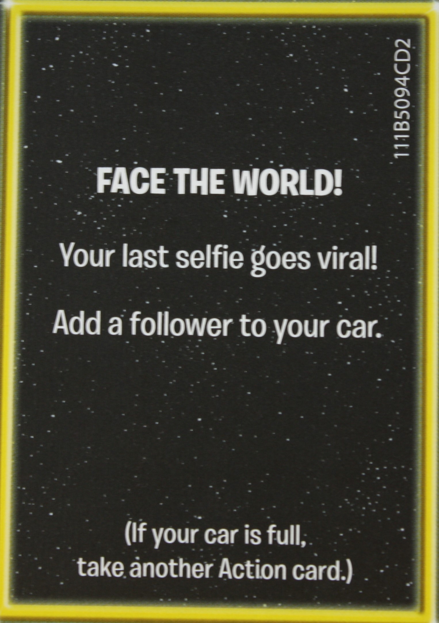 PARTS ONLY - The Game of Life "Empire" Board Game - Action "Face The World" Card