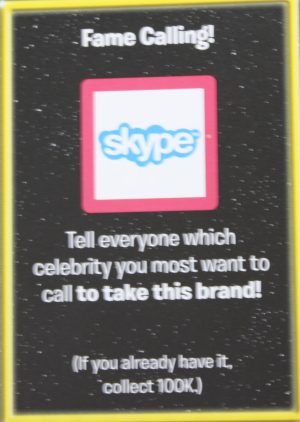 PARTS ONLY - The Game of Life "Empire" Board Game - Action "Fame Calling!" Card Only