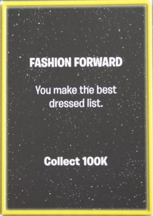 PARTS ONLY - The Game of Life "Empire" Board Game - Action "Fashion Forward" Card Only