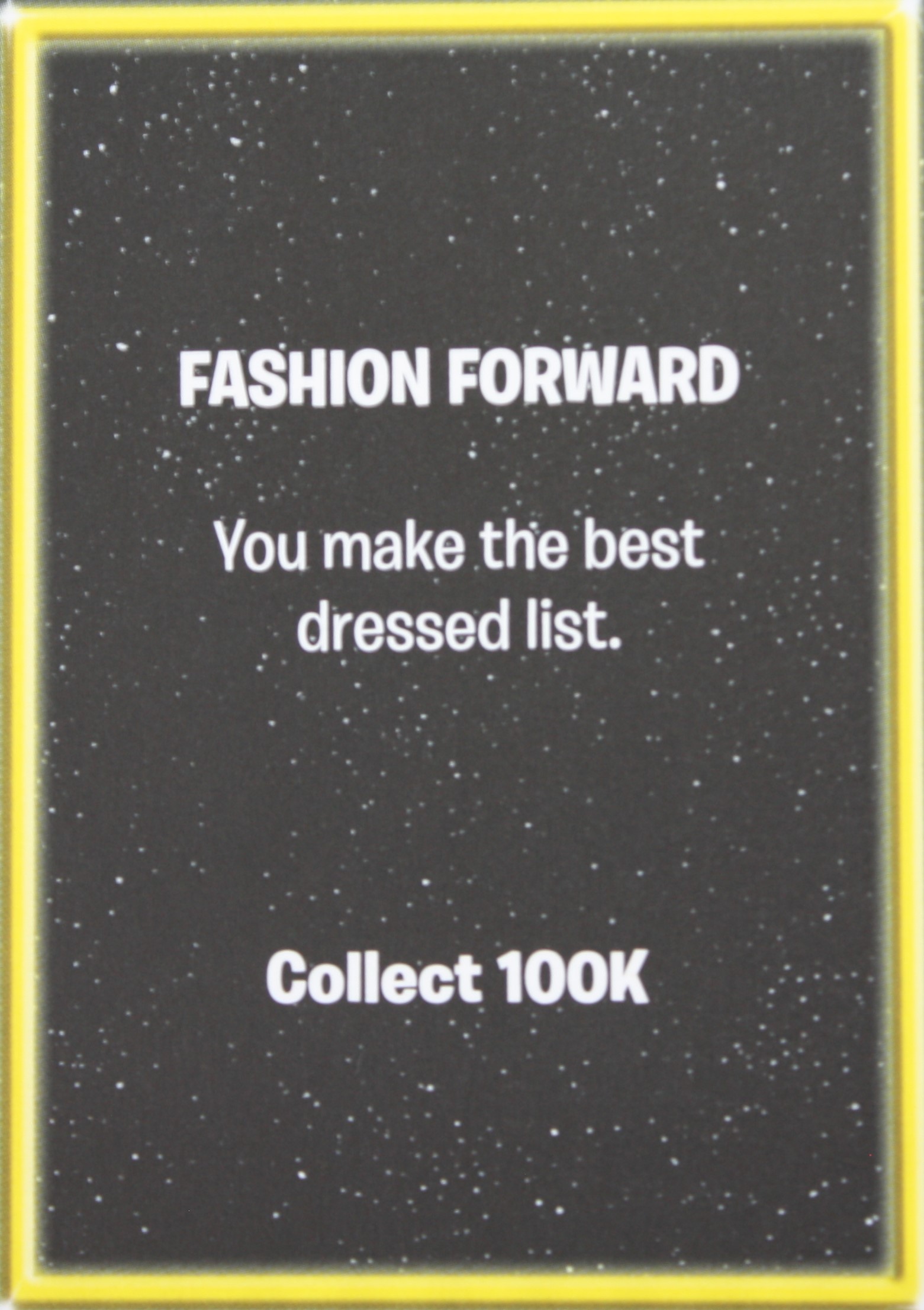 PARTS ONLY - The Game of Life "Empire" Board Game - Action "Fashion Forward" Card Only