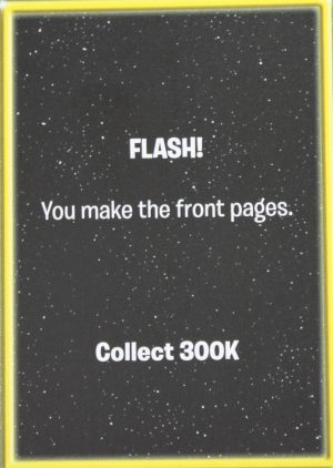 PARTS ONLY - The Game of Life "Empire" Board Game - Action "Flash!" Card Only