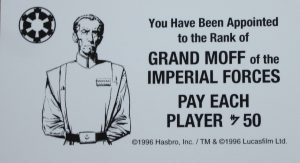PARTS ONLY - Monopoly Star Wars Trilogy Board Game - #15 Imperial Card Only