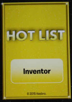 PARTS ONLY - The Game of Life "Empire" Board Game - Hot List "Inventor" Card