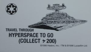 PARTS ONLY - Monopoly Star Wars Trilogy Board Game - #9 Imperial Card Only