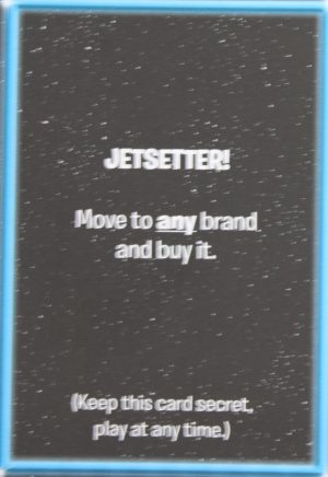 PARTS ONLY - The Game of Life "Empire" Board Game - Empire "Jetsetter!" Card Only