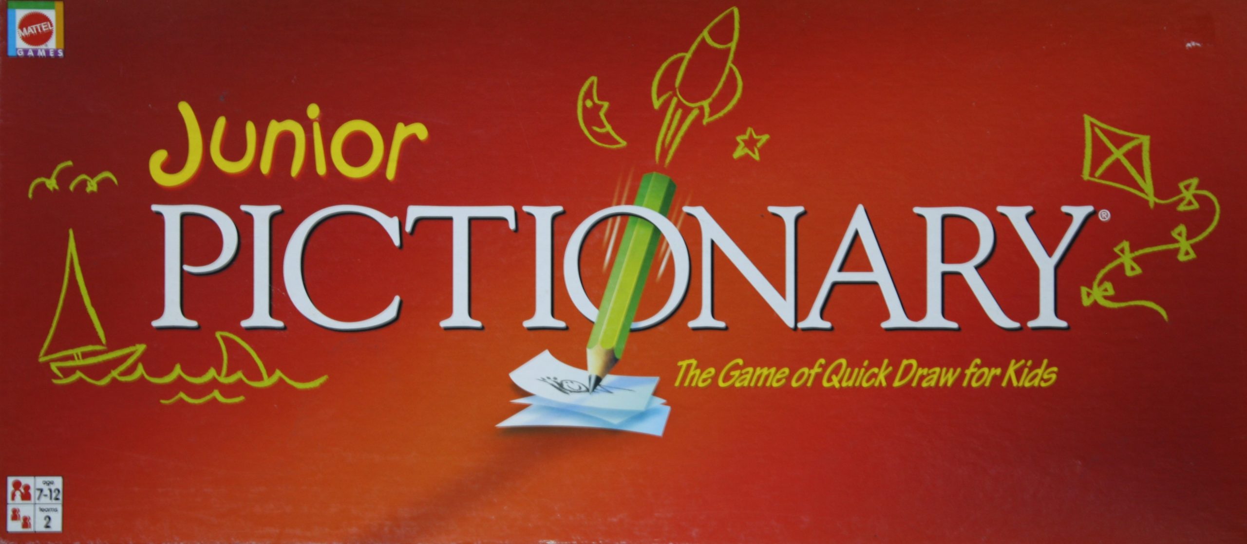 Junior Pictionary Board Game - Pre Owned