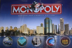 Monopoly Board Game "Queensland Charity" Edition