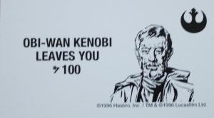 PARTS ONLY - Monopoly Star Wars Trilogy Board Game - #6 Rebel Card Only