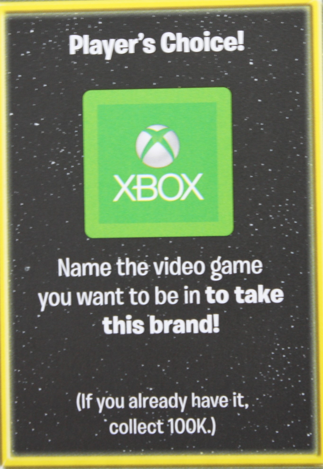 PARTS ONLY - The Game of Life "Empire" Board Game - Action "Player's Choice" Card Only