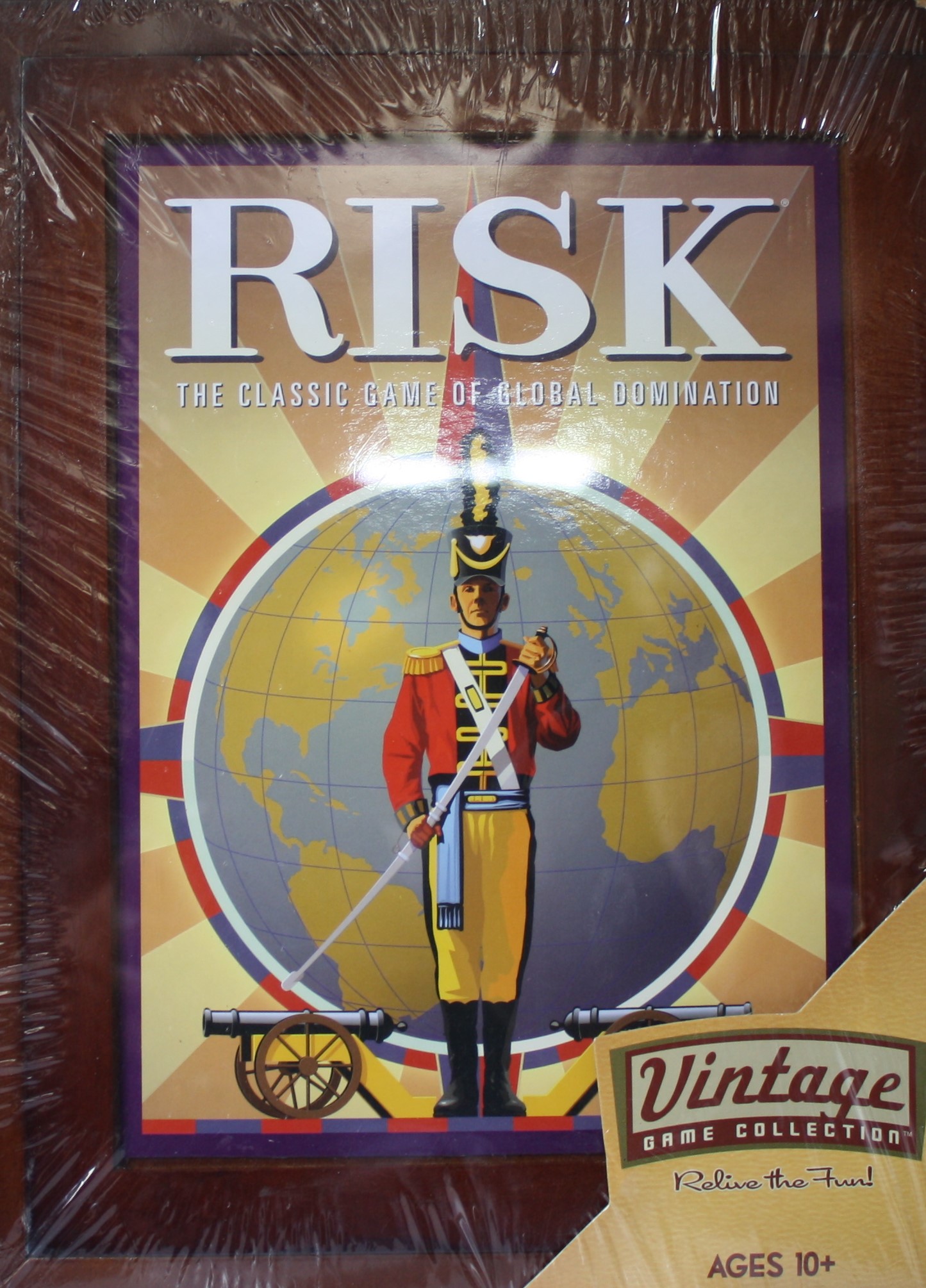 Risk Vintage Wood Book Edition Board Game - New