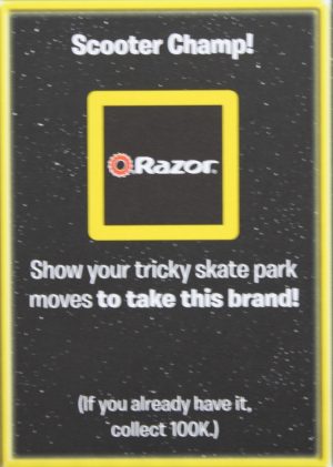 PARTS ONLY - The Game of Life "Empire" Board Game - Action "Scooter Champ!" Card Only