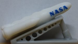 PARTS ONLY -The Game of Life "Empire" Board - (1) Plastic "NASA"Branded Shuttle Token Only