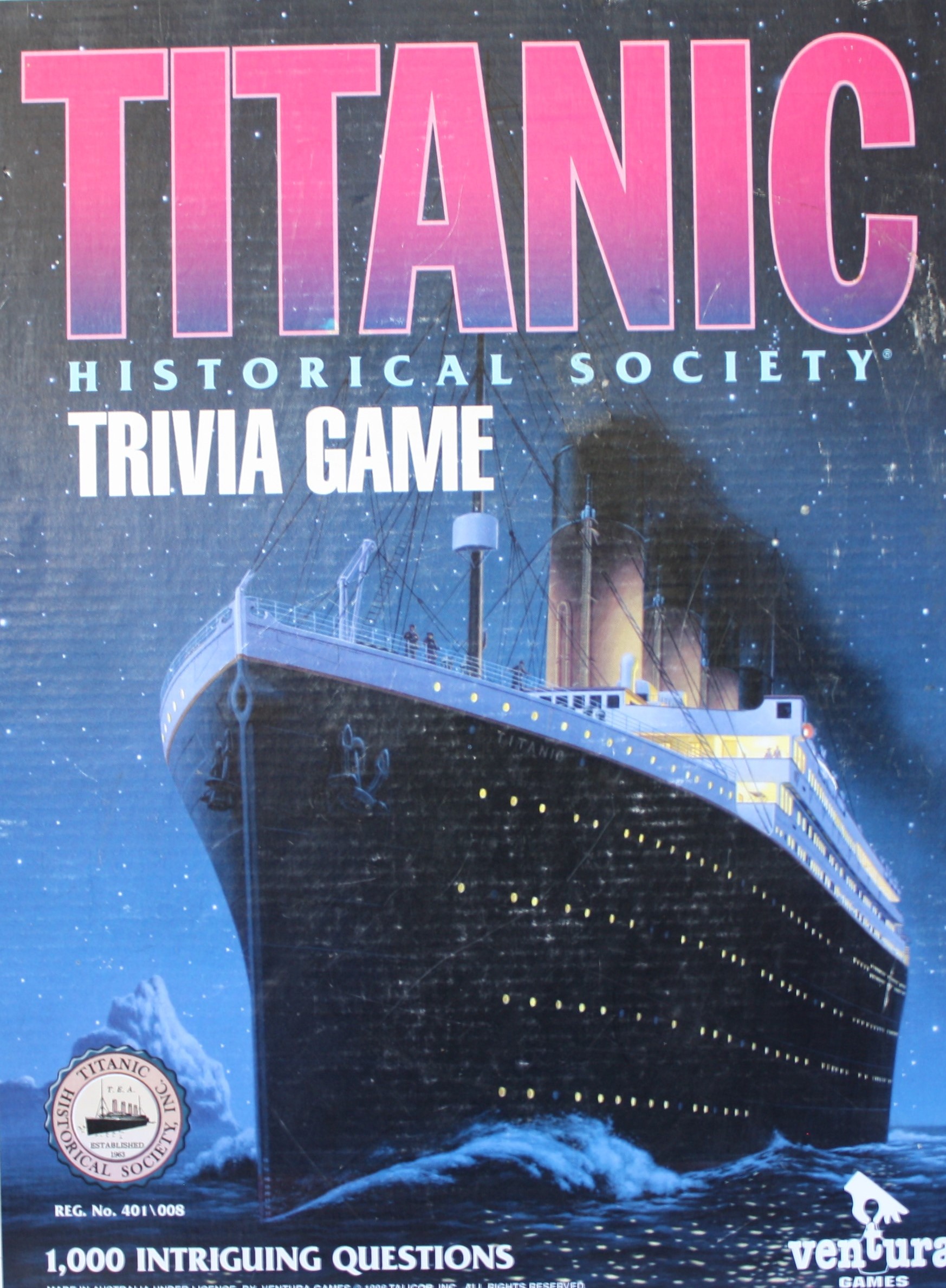 Titanic Trivia Board Game - Pre Owned