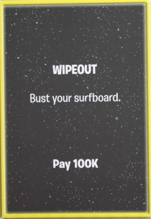 PARTS ONLY - The Game of Life "Empire" Board Game - Action "Wipeout" Card Only