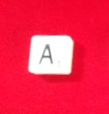 PARTS ONLY - Scrabble Board Game 1955 Murfett Version - (1) Letter "A" Tile Only