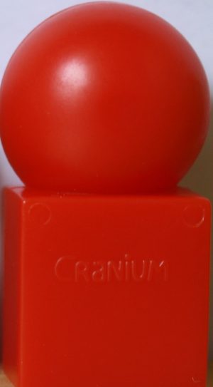 PARTS ONLY -Cranium Board Game Australian Edition - Red Cranium Playing Piece