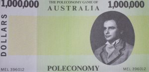 PARTS ONLY -Poleconomy Board Game - Pack (10) $1,000,000 Money
