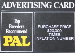 PARTS ONLY - Poleconomy Board Game - #17 Advertising Card Only