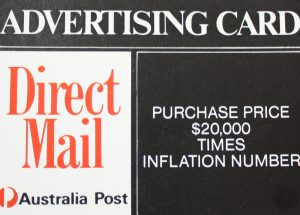 PARTS ONLY - Poleconomy Board Game - #25 Advertising Card Only