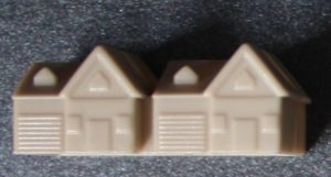 PARTS ONLY - Monopoly Board Game "City Edition"- 2 Block House
