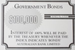 PARTS ONLY -Poleconomy Board Game - Government Bond Card