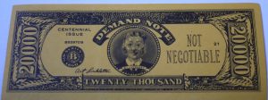 PARTS ONLY -The Game of Life Board Game 1976 New Zealand Version - (40) Pack of $20,000 Play Money