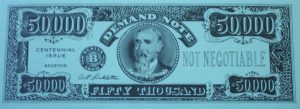 PARTS ONLY -The Game of Life Board Game 1976 New Zealand Version - (40) Pack of $50,000 Play Money
