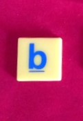 PARTS ONLY - Dora the Explorer My First Scrabble Board Game - (1) Letter B Only