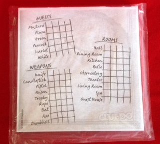 PARTS ONLY - Cluedo "Discover The Secrets" Board Game - (1) Clue Pad Only
