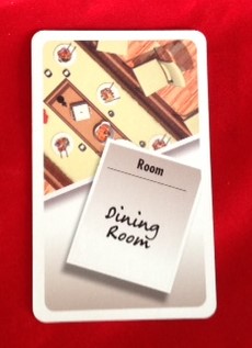 PARTS ONLY - Cluedo "Discover The Secrets" Board Game - (1) Dining Room Card Only