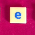 PARTS ONLY - Dora the Explorer My First Scrabble Board Game - (1) Letter E Only