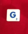 PARTS ONLY - Scrabble Board Game "Trickster" Version - Letter G Only