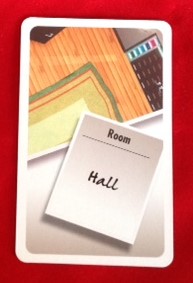 PARTS ONLY - Cluedo "Discover The Secrets" Board Game - (1) Hall Card Only