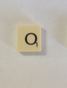 PARTS ONLY - Scrabble Original Board Game (Murfett Regency 1988 Version) - Letter O Tile Only
