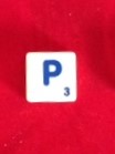PARTS ONLY - Scrabble Board Game "Trickster" Version - Letter P Only