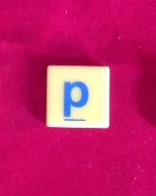 PARTS ONLY - Dora the Explorer My First Scrabble Board Game - (1) Letter P Only