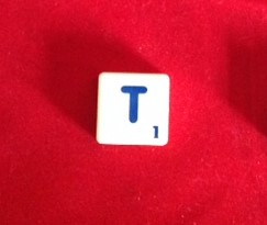 PARTS ONLY - Scrabble Board Game "Trickster" Version - Letter T Only