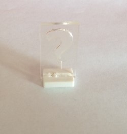 PARTS ONLY - Cluedo "Discover The Secrets" Board Game - (1) Mrs White Plastic Guest Mover Only