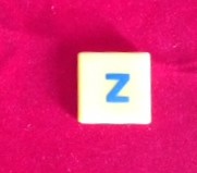 PARTS ONLY - Dora the Explorer My First Scrabble Board Game - (1) Letter Z Only