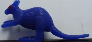 PARTS ONLY -Poleconomy Board Game - Dark Blue Plastic (2cm) Kangaroo Token
