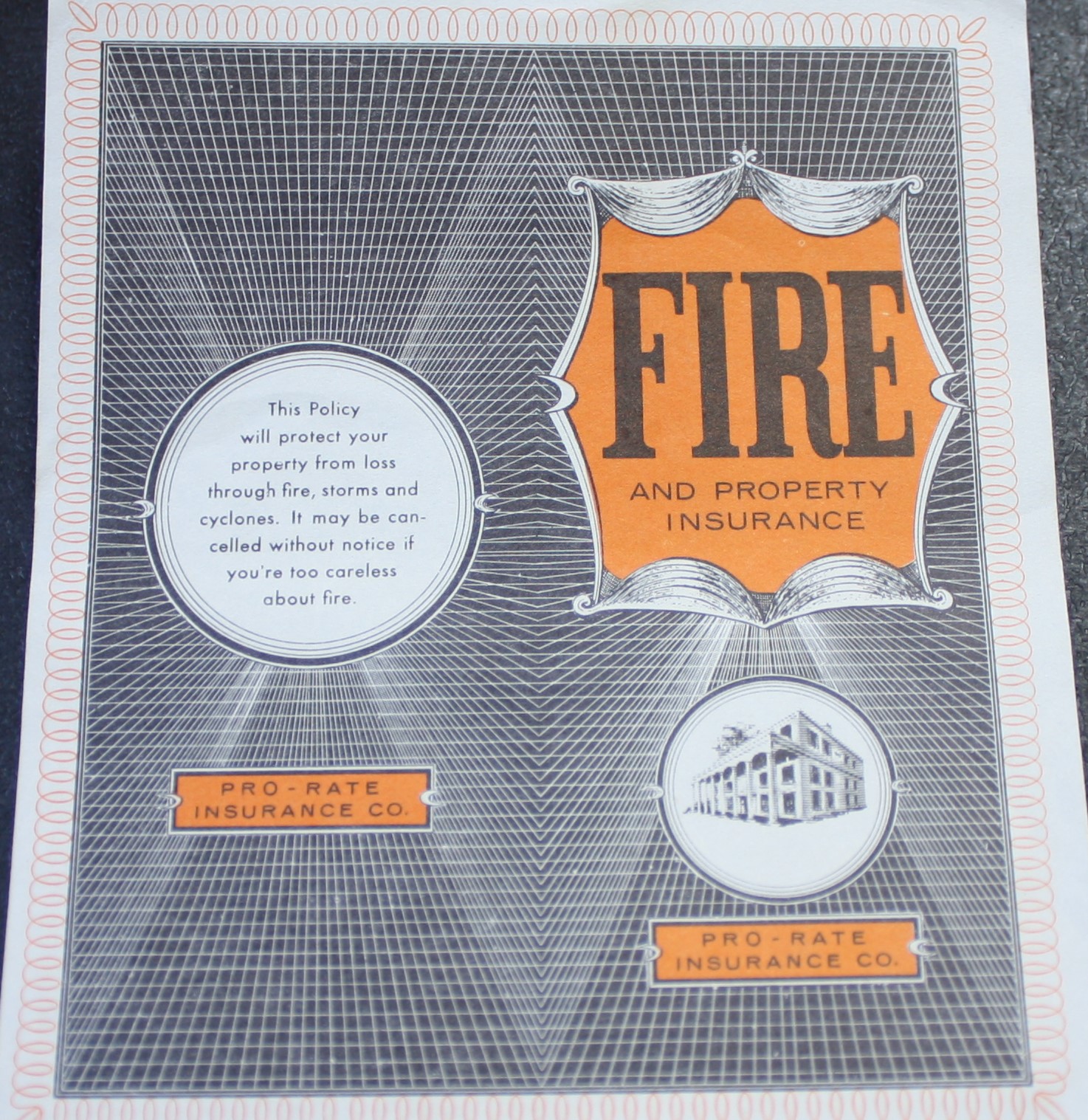 PARTS ONLY - Poleconomy Board Game - Fire and Property Insurance