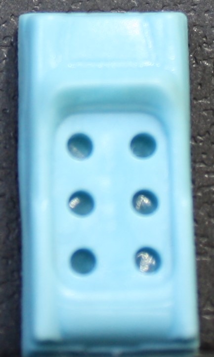 PARTS ONLY -The Game of Life Board Game 1976 New Zealand Version - Light Blue Car Token
