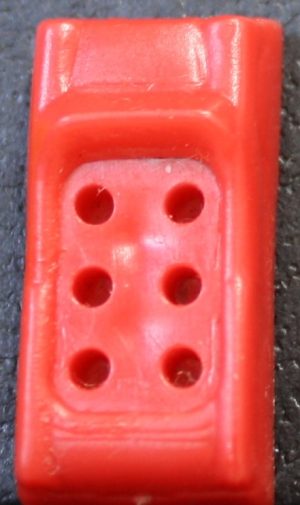 PARTS ONLY -The Game of Life Board Game 1976 New Zealand Version - Red Car Token