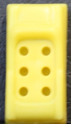 PARTS ONLY -The Game of Life Board Game 1976 New Zealand Version - Yellow Car Token