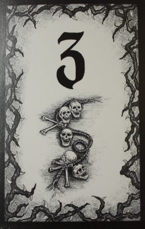 PARTS ONLY - Atmosfear "The Harbingers" Board Game - #13 Duel Card Only