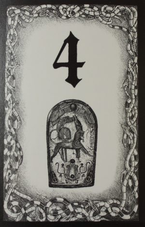PARTS ONLY - Atmosfear "The Harbingers" Board Game - #20 Duel Card Only